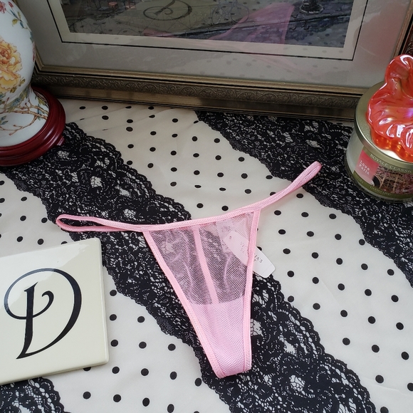 Victoria's Secret Incredible Bra Size 36D + Fishnet Thong Panty M Bundle NWT - Picture 7 of 16